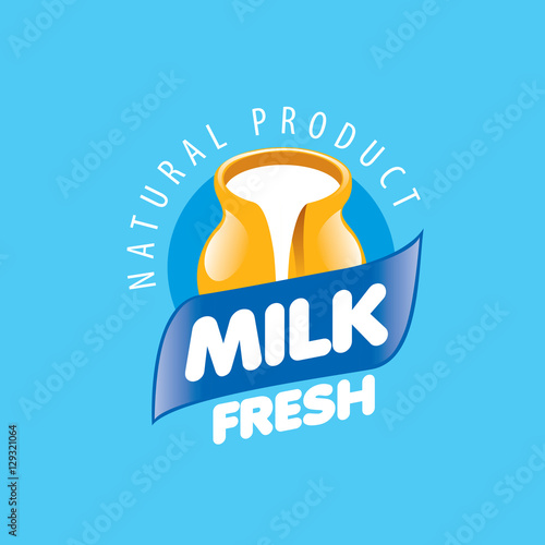 vector logo milk