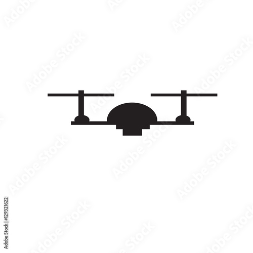 Drone Silhouette Vector