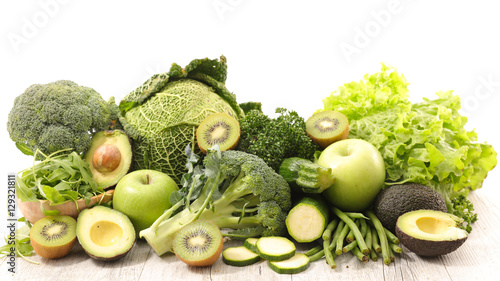 assorted green vegetables