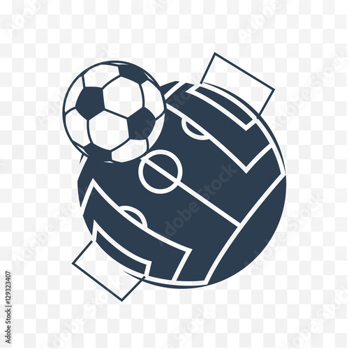 Football soccer ball icon