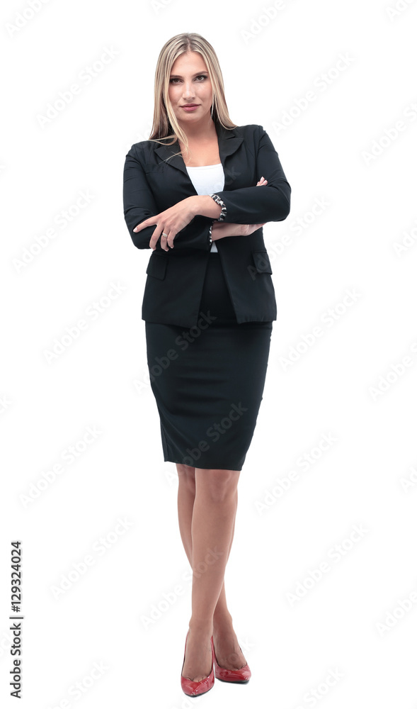 Portrait of businesswoman isolated on white background Portrait of businesswoman isolated on white background