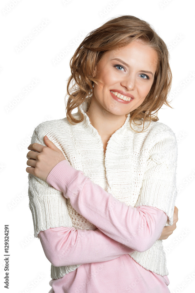 Smiling young woman