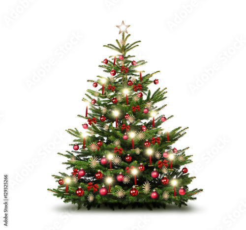 Weihnachtsbaum mit Kerzen