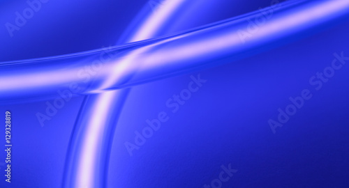 Glass tube neon lighting lights creative blue concept