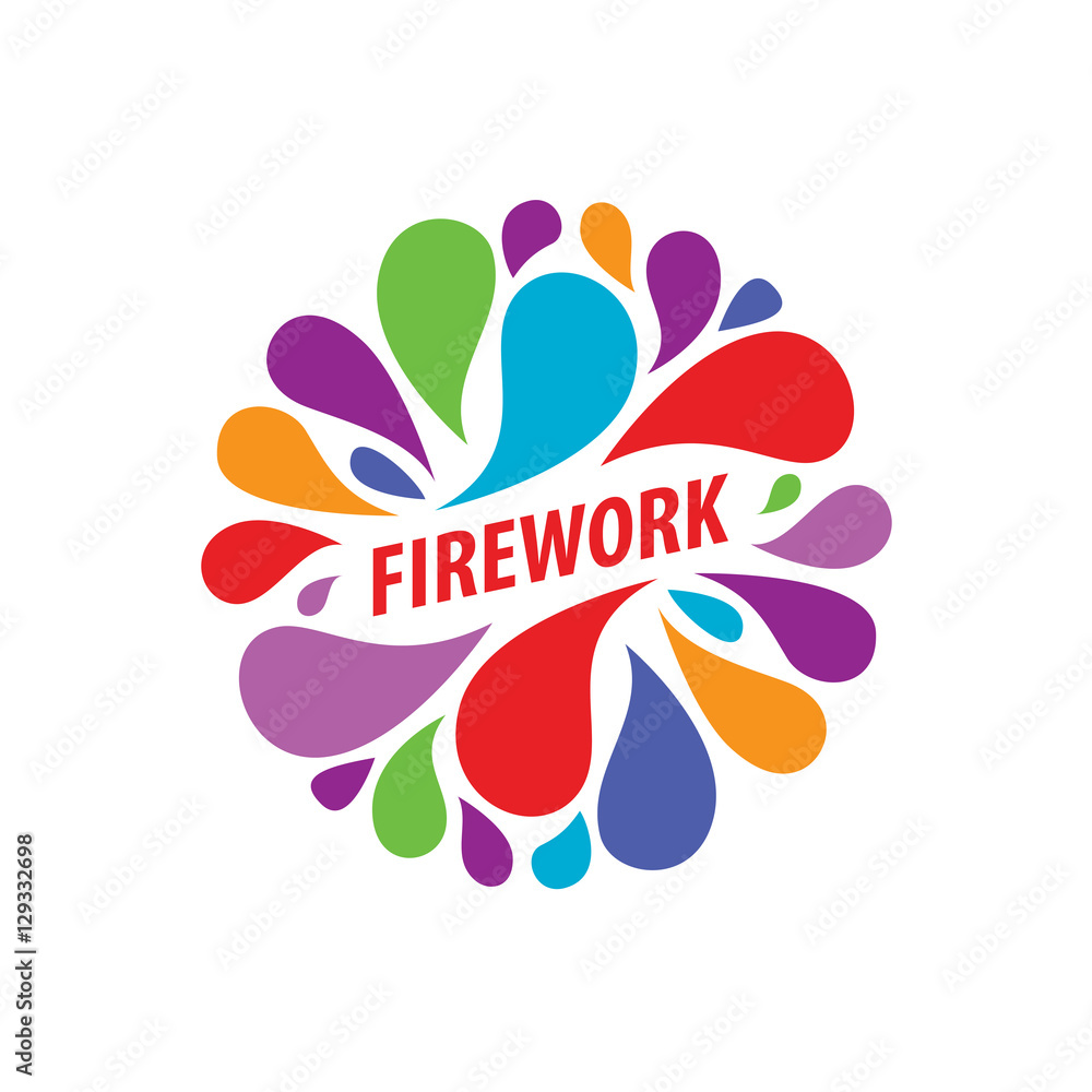 vector logo firework vector logo firework