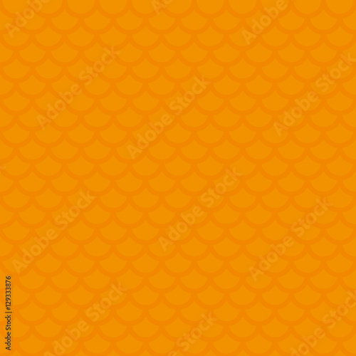 Fish scale. Orange Neutral Seamless Pattern for Modern Design in
