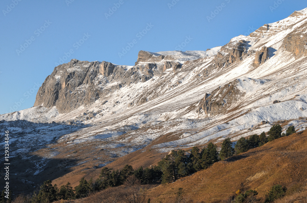 Oshten mountain in the Caucasus