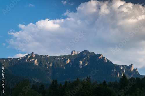 Panorama Ceahlau massif, Eastern Carpathians Mountains, Moldova, Romania © Mada_cris