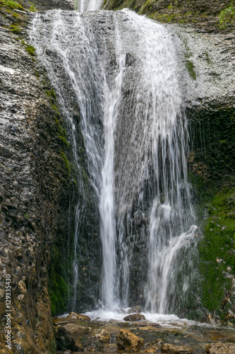 Duruitoarea Waterfall  Ceahlau massif  Eastern Carpathians Mountains  Moldova  Romania