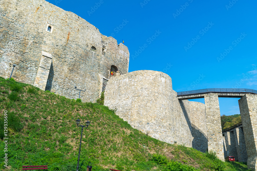 Neamt Fortress, Targul Neamt, North Moldova Region, Carpathians Mountains, Romania, Europe