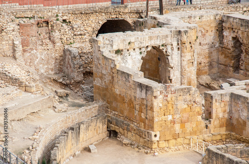 Ruines de l’amphithéâtre romain, Tarragone, Espagne