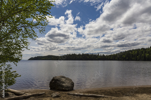 lake in the late afternoon
