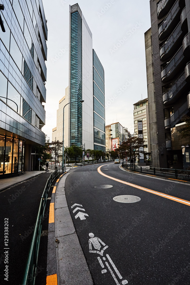 Naklejka premium Tokyo Street