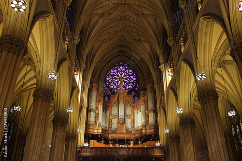 Pipe organ in st. Patrick's Cathedral