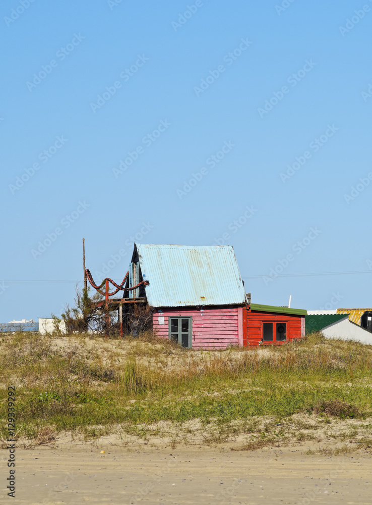 Uruguay, Rocha Department, View of the beach in Cabo Polonio. Uruguay, Rocha Department, View of the beach in Cabo Polonio.