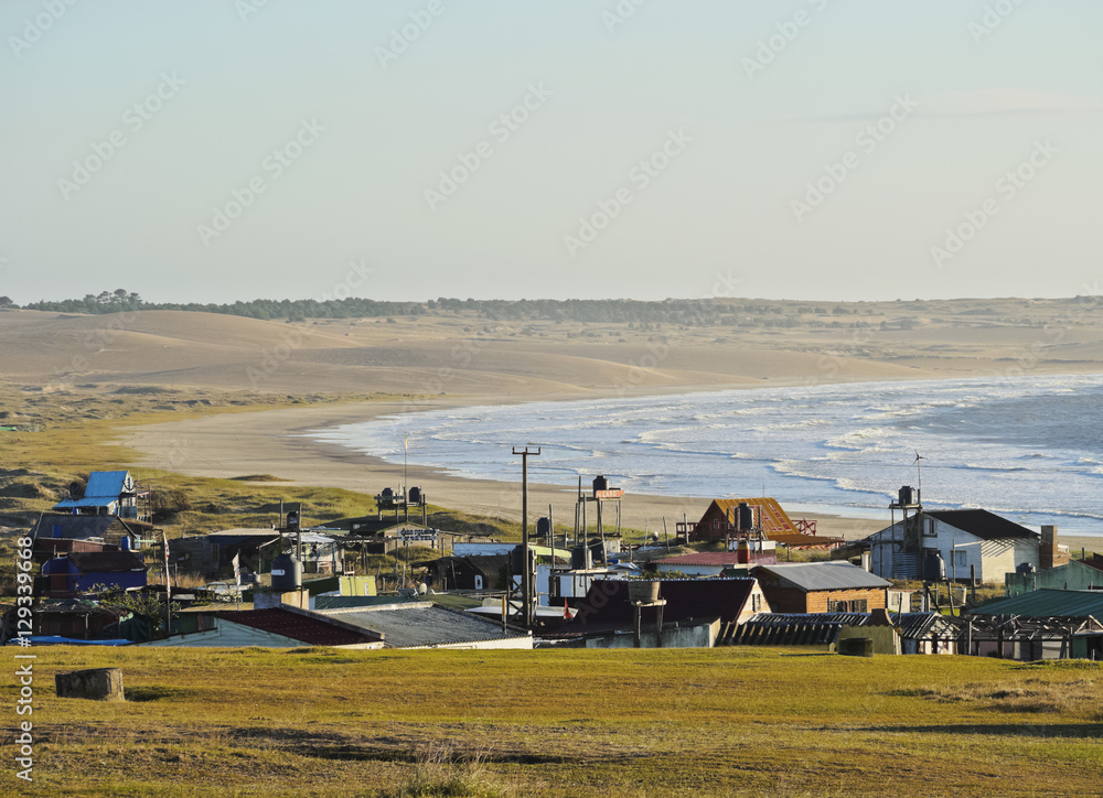 Uruguay, Rocha Department, View of the Cabo Polonio. Uruguay, Rocha Department, View of the Cabo Polonio.
