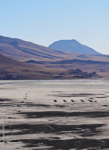 Bolivia, Potosi Departmant, Landscape of the Nor Lipez Province.