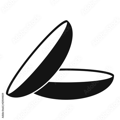 Contact lenses icon. Simple illustration of contact lenses vector icon for web