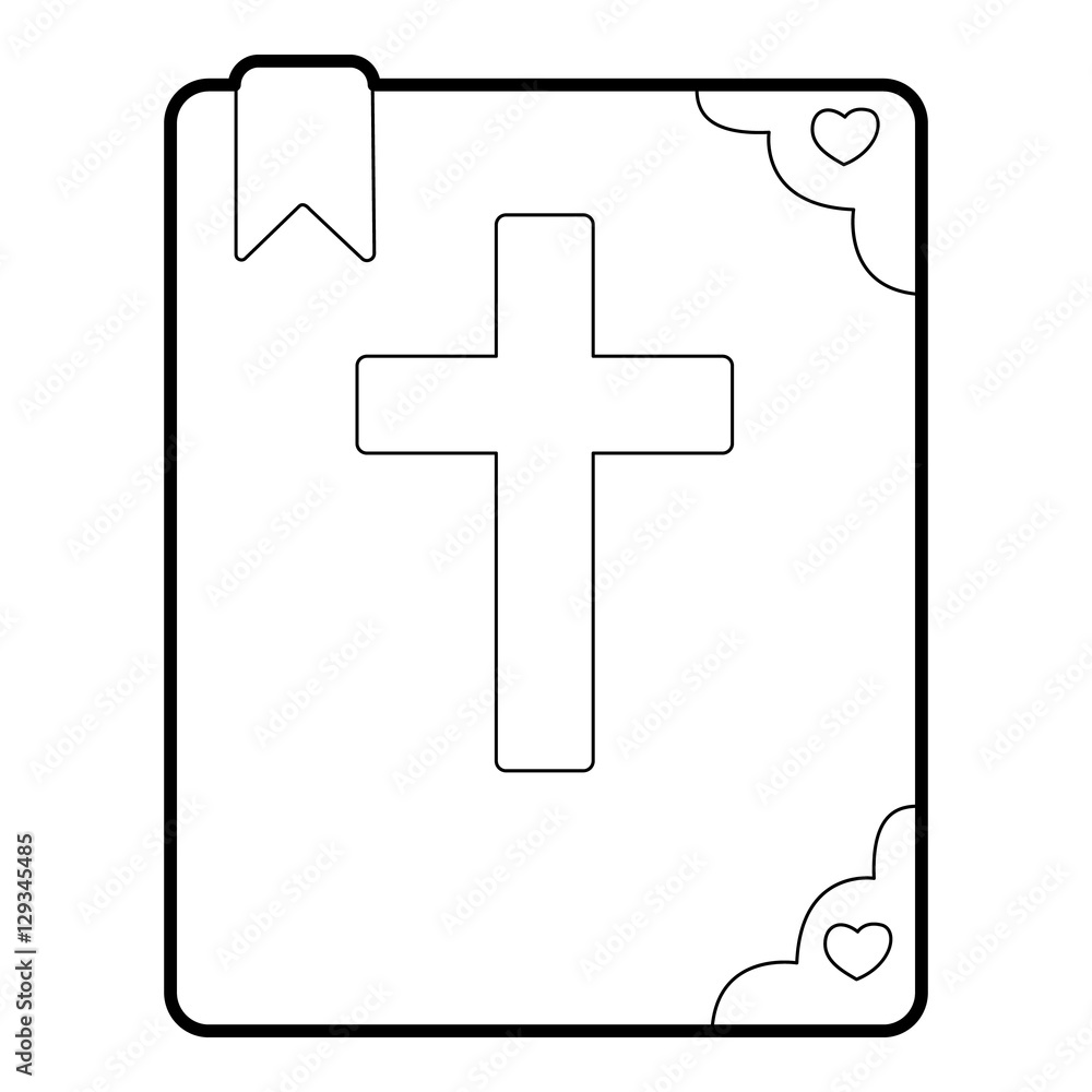 Bible icon. Outline illustration of bible vector icon for web Bible icon. Outline illustration of bible vector icon for web