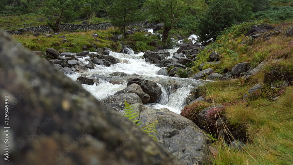 close up mountain stream close up mountain stream