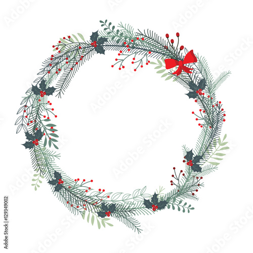 wreath christmas cold empty