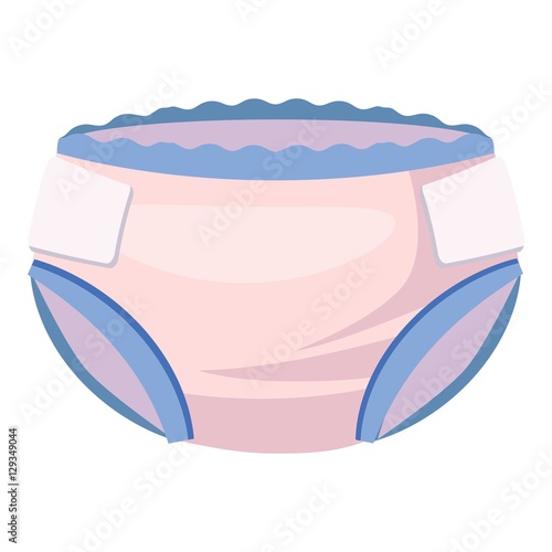 Diaper icon. Cartoon illustration of diaper vector icons for web