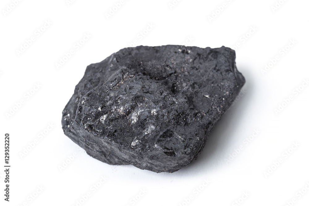 Natural wood charcoal Isolated on white Natural wood charcoal Isolated on white