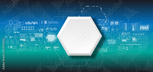 set of black and white infographic elements. futuristic user interface HUD