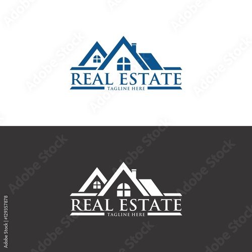 Real Estate Logo in Vector photo