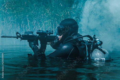 фотографія Navy SEAL frogman