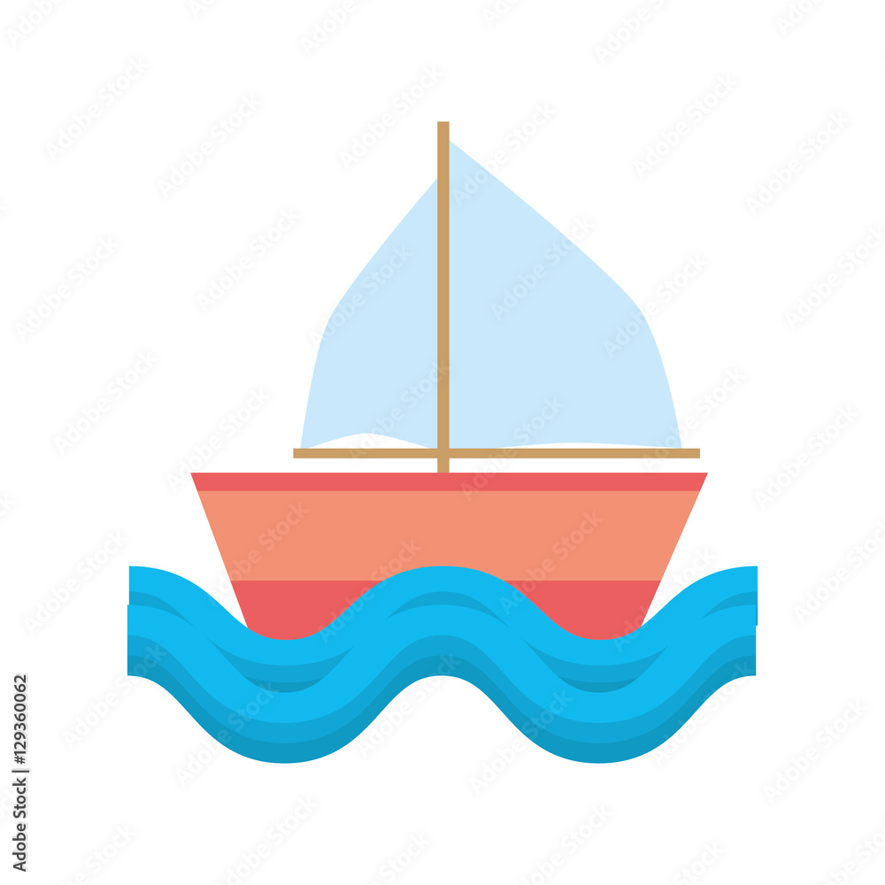sailing ship vacation travel beach vector illustration eps 10 sailing ship vacation travel beach vector illustration eps 10