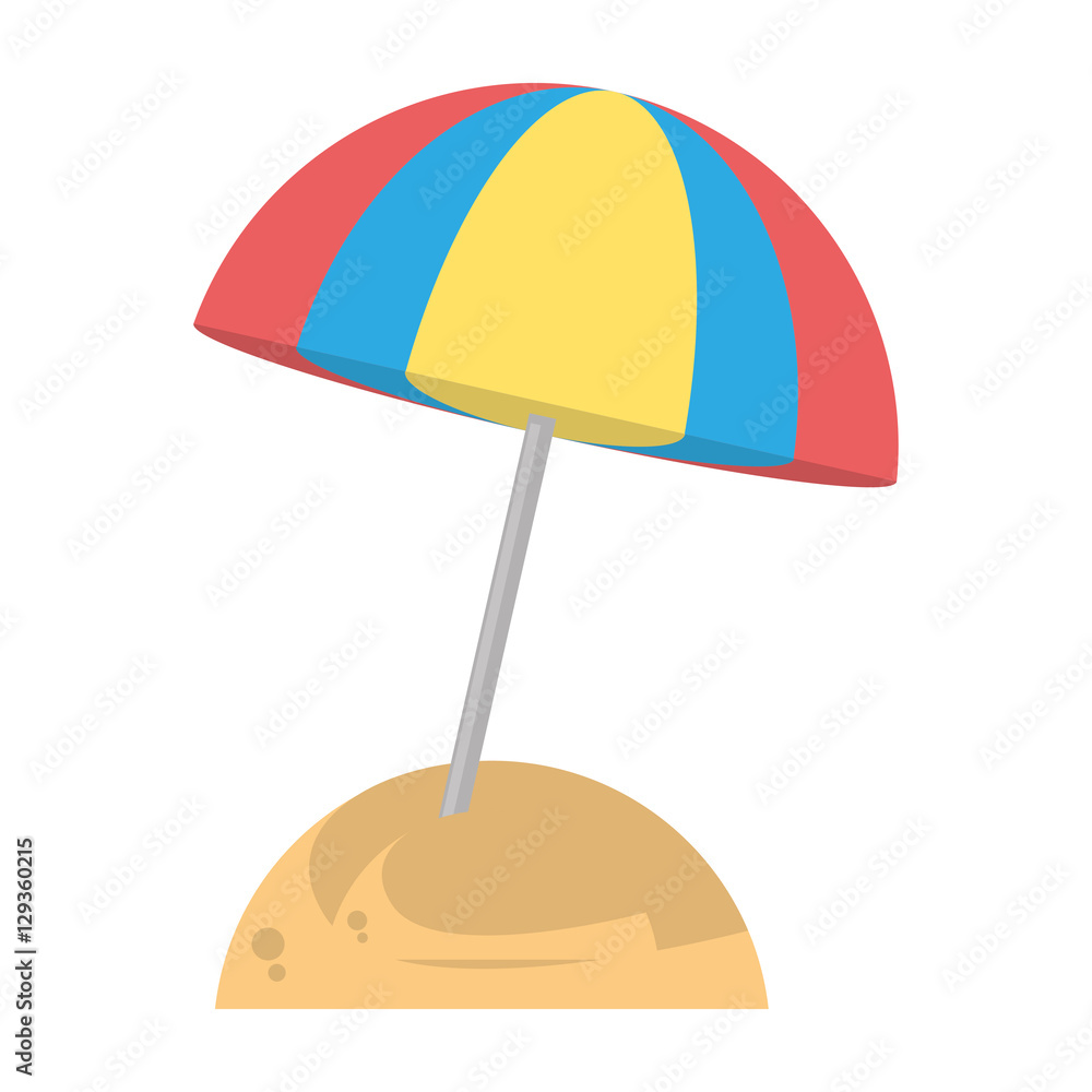 beautiful umbrella sun beach sand vector illustration eps 10 beautiful umbrella sun beach sand vector illustration eps 10