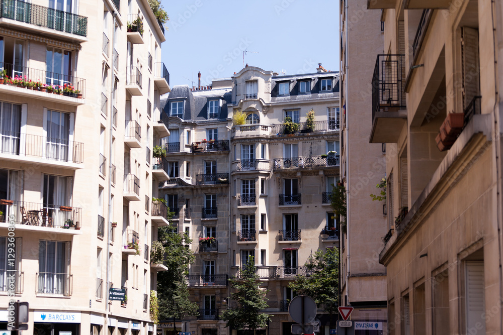 view of the street in Paris