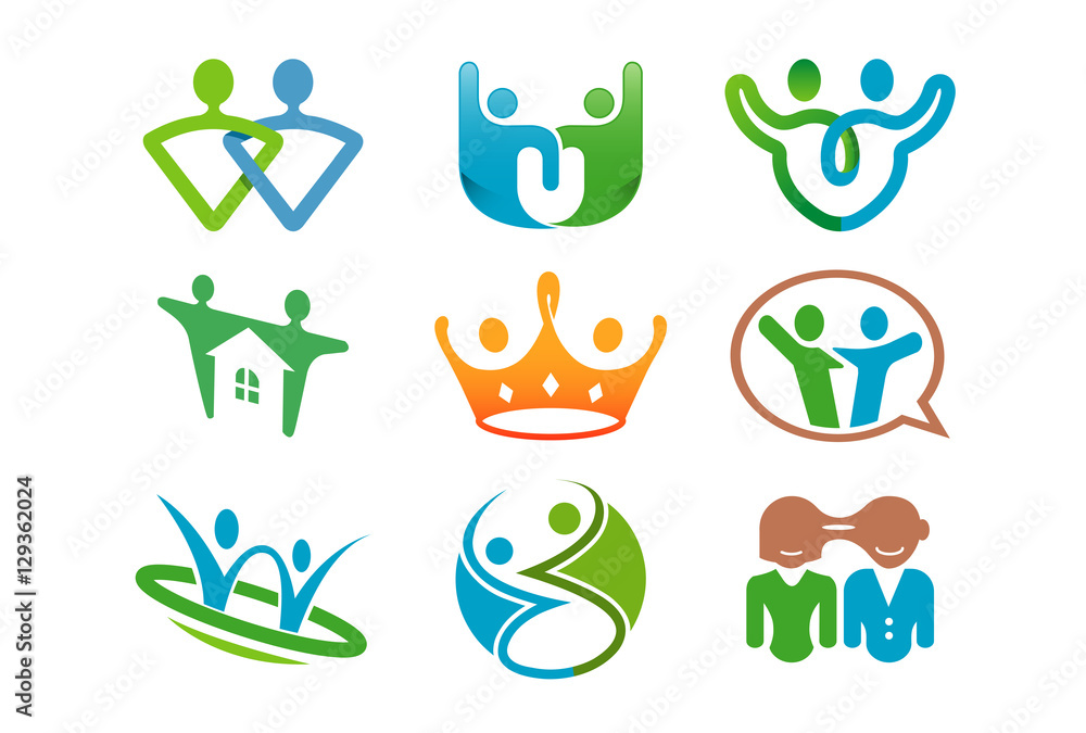 Human body collection Symbol Design Human body collection Symbol Design