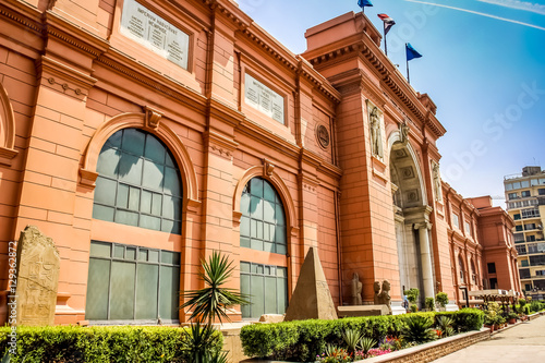 Cairo, the Egyptian Museum in Cairo, Egypt, Africa.