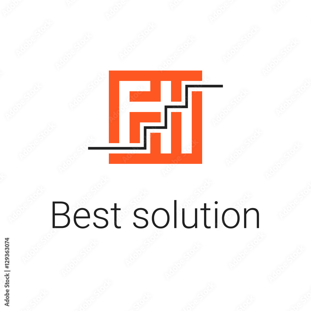 Modern logo for business. Vector illustration symbol Modern logo for business. Vector illustration symbol