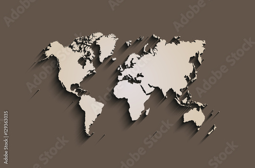 flat world map. abstract vector background for wallpaper, banner