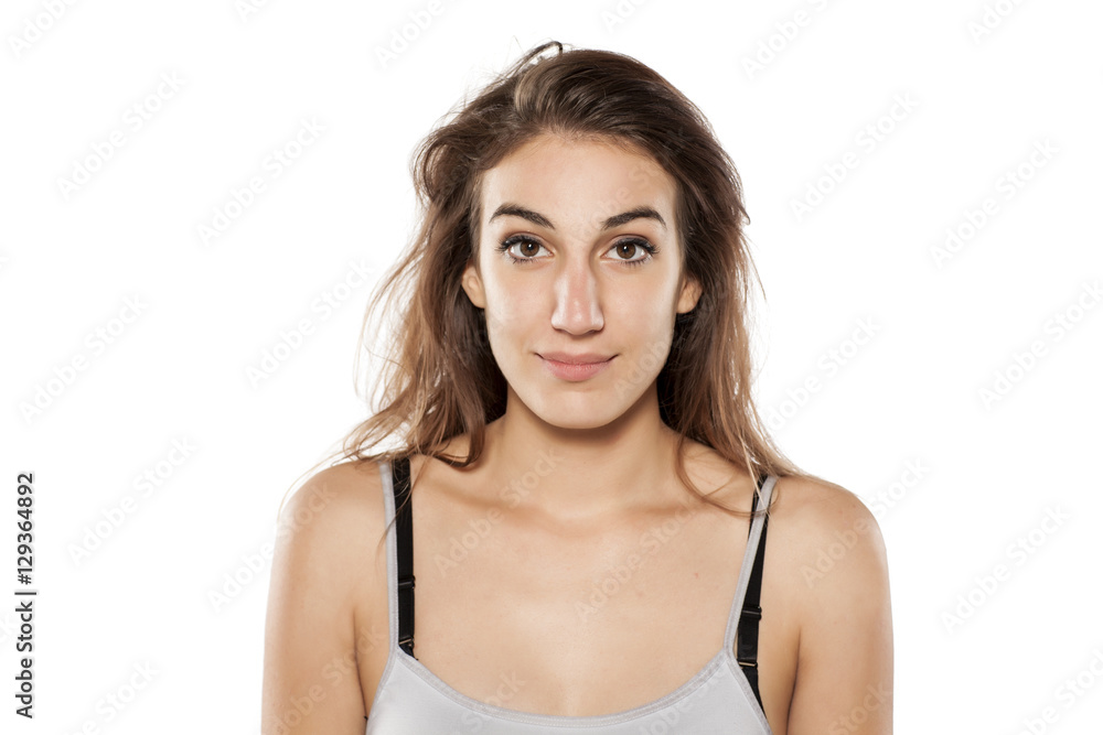 portrait of young and beautiful girl. portrait of young and beautiful girl.