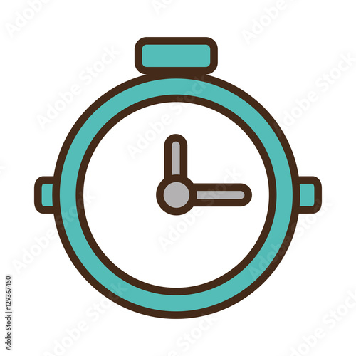 chronometer watch isolated icon vector illustration design