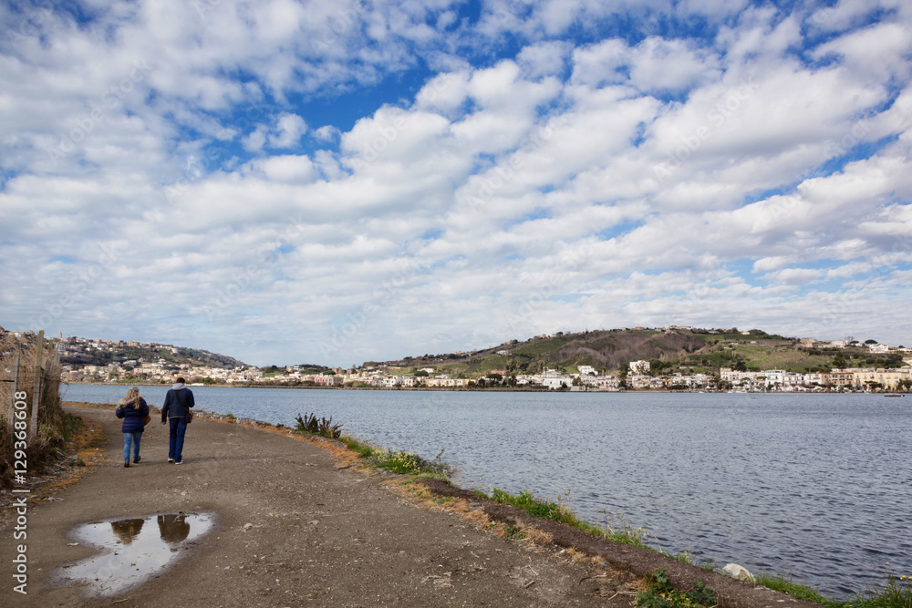 Bacoli (Naples, Italy) - Miseno Lake in a winter day