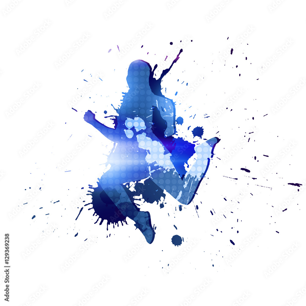 Fototapeta premium Dancer silhouette