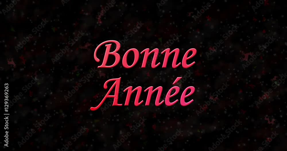 Happy New Year text in French Happy New Year text in French