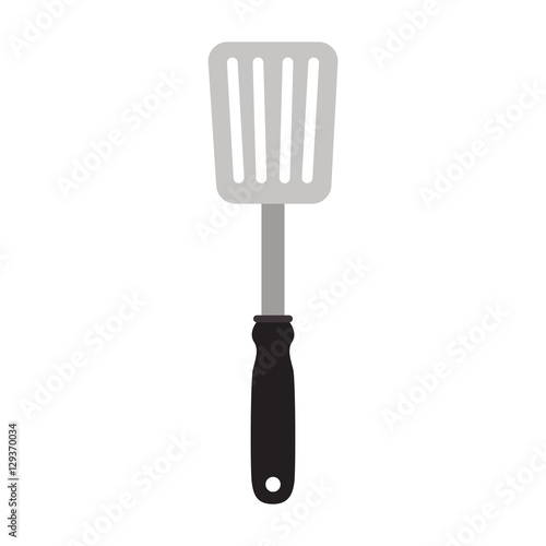 Turner icon. Kitchen supply tool and cooking theme. Isolated design. Vector illustration