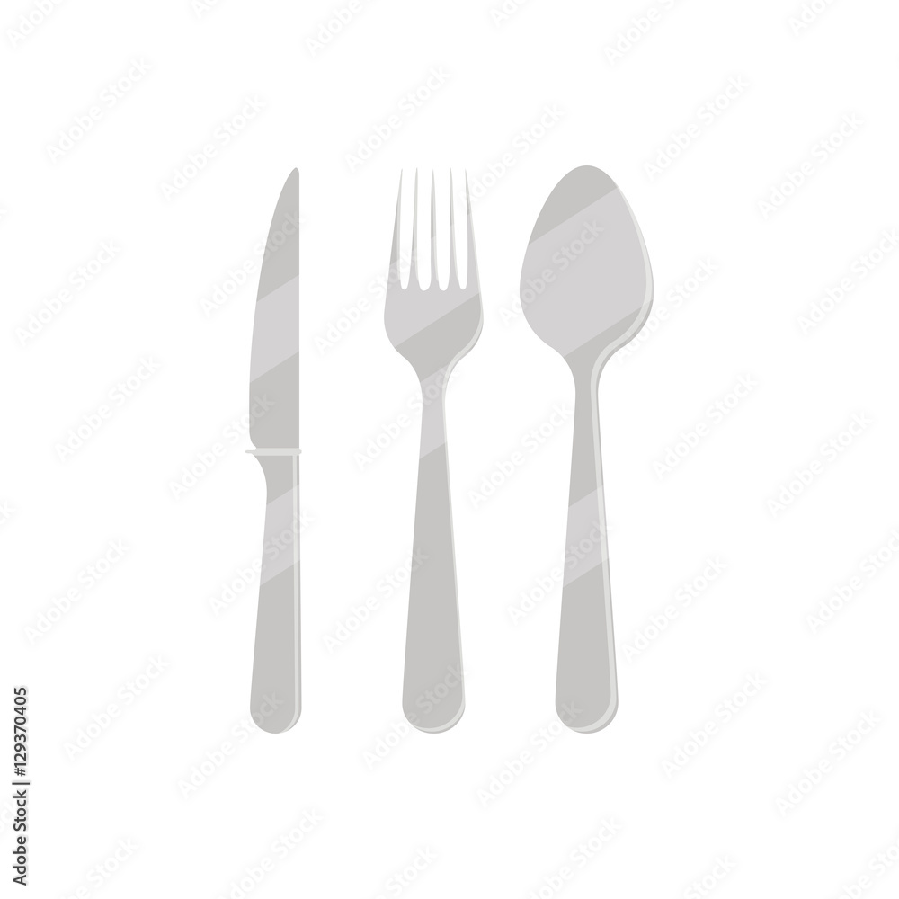 Cutlery icon. Kitchen supply tool and cooking theme. Isolated design. Vector illustration Cutlery icon. Kitchen supply tool and cooking theme. Isolated design. Vector illustration