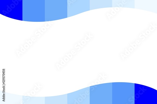 Background - Blue Gradual Wave, isolated on white
