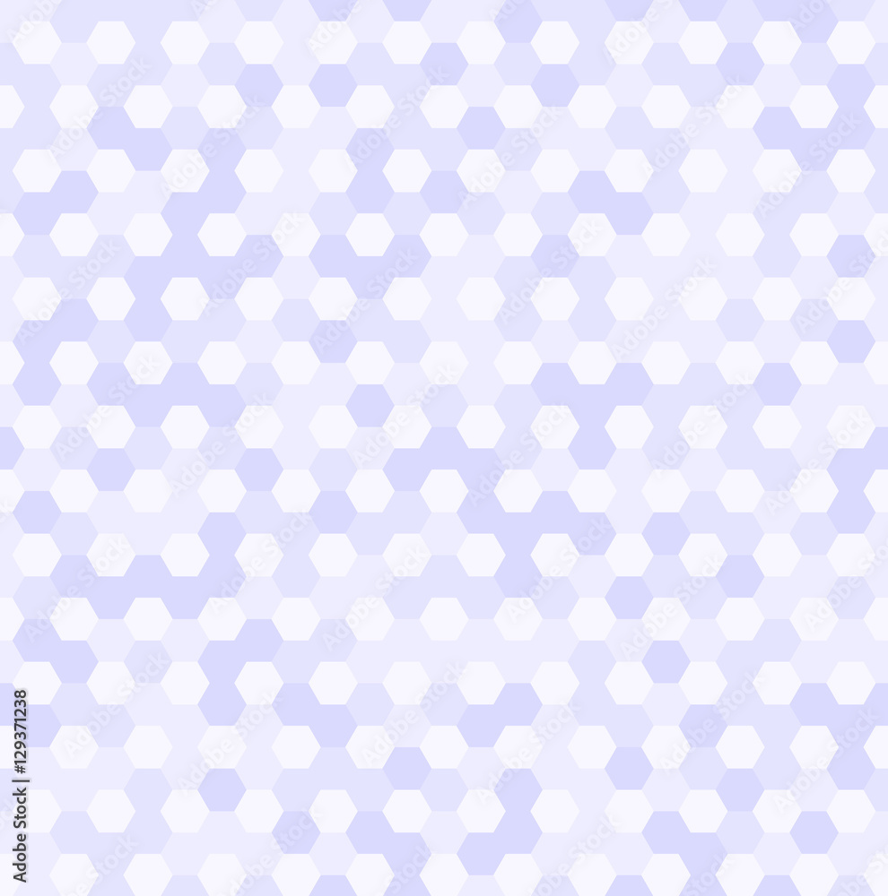 Hexagon pattern. Vector seamless geometric background