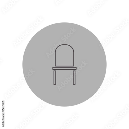 chair outline icon
