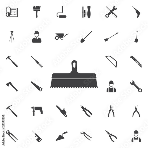 putty knife icon. Construction icons universal set for web and mobile
