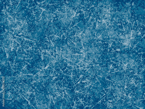 Christmas winter frozen blue background © Kolomiiets Viktoriia