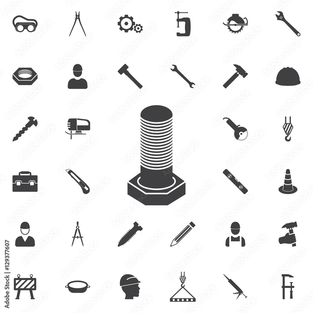 bolt icon. Construction icons universal set for web and mobile bolt icon. Construction icons universal set for web and mobile